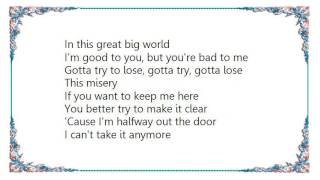 Bangles - Standing in the Hallway Lyrics