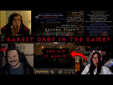D2R CLIPS #22 - SHE DID IT AGAIN, RAREST DROP IN THE GAME, IDENTIFYING ANNI, FUNNY CLIPS & MORE!