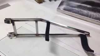 pierna rota y soporte silla de ruedas