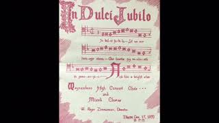 In Dulci Jubilo arr. Pearsall