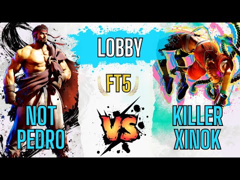 SF6 👊 NotPedro (Ryu) vs KillerXinok (Kimberly) 👊 Lobby - FT5