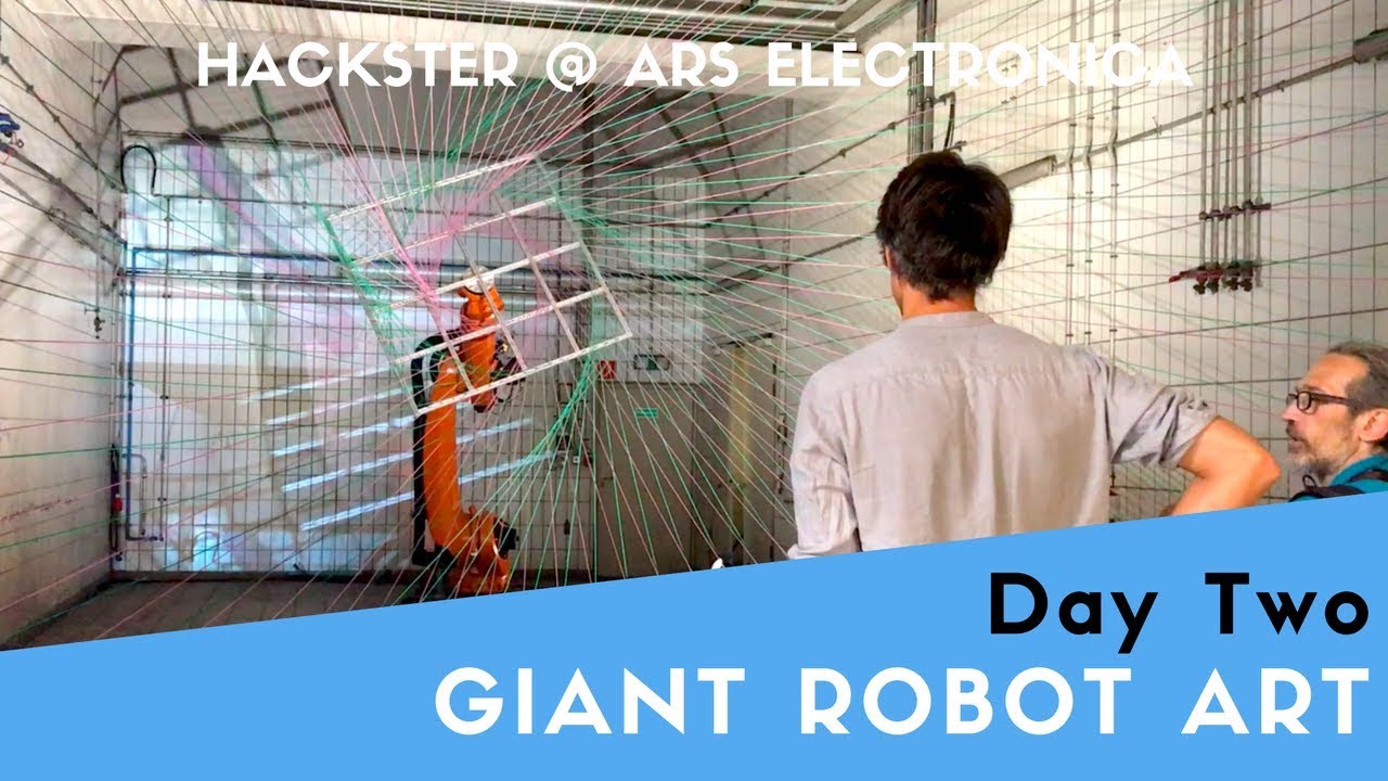 Giant Robot Art // Ars Electronica 2017