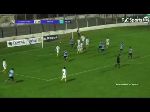 El gol de Tomas Molina / Santamarina 2-1 Brown de Adrogue