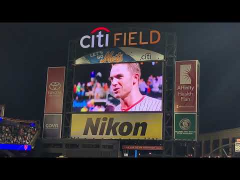 David Wright Tribute video and speech on Last game as Met - Sep 29