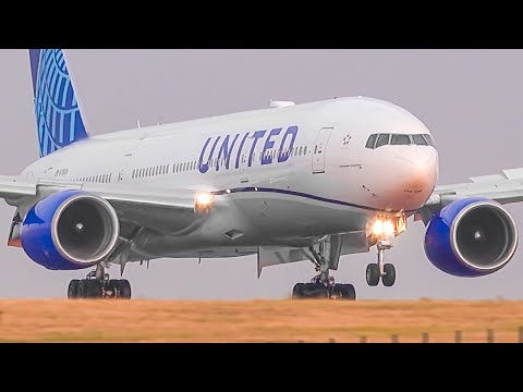 30 BIG PLANE LANDINGS from UP CLOSE | MORNING ARRIVAL RUSH | Paris Airport Plane Spotting [CDG/LFPG]