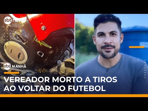 Vereador é assassinado a tiros enquanto voltava de moto para casa na Paraíba | #SBTManhã
