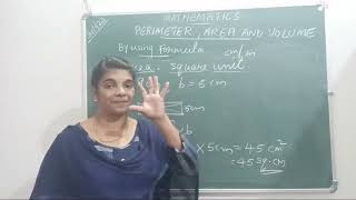 CLASS 5 MATHS Perimeter, Area And Volume🔥🔥SIMPLE METHOD
