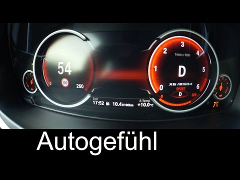 2016/2015 BMW X6 M50d acceleration 0-100 km/h 0-60 mph 5.2 Sec Diesel 381 hp - Autogefühl