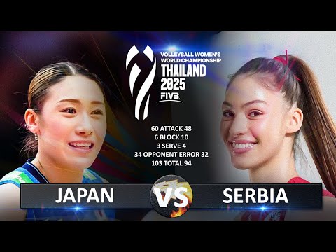 Japan vs Serbia | Women's World Championship 2025