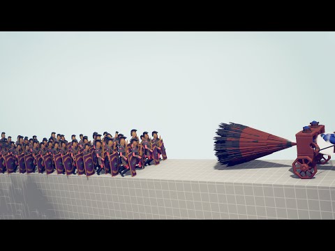 BALLISTA GOD vs 100x ROMAN EMPIRE UNITS - Totally Accurate Battle Simulator TABS