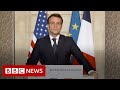French President Macron condemns US atta