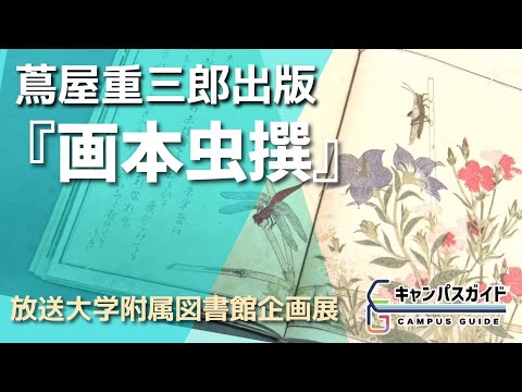 喜多川歌麿×蔦屋重三郎『画本虫撰』