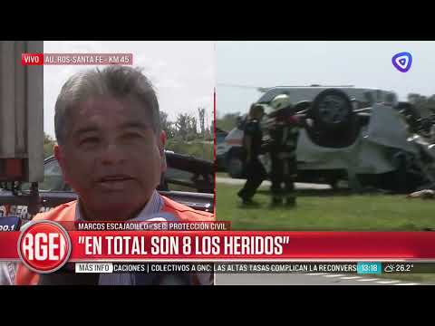 Siniestro vial fatal entre Oliveros y Maciel