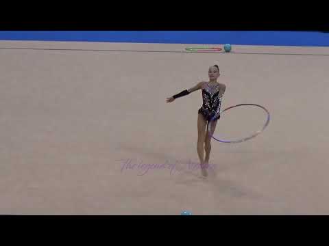 Sabina ASHIRBAYEVA (KAZ) hoop - 2015 Stuttgart worlds Qualifs