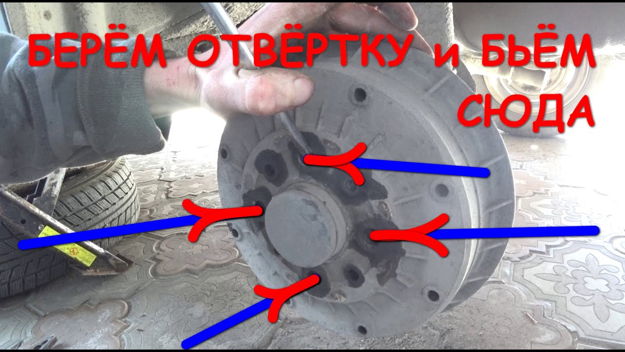 Как снять барабан на ВАЗ 2114 задний тормозной - простая инструкция