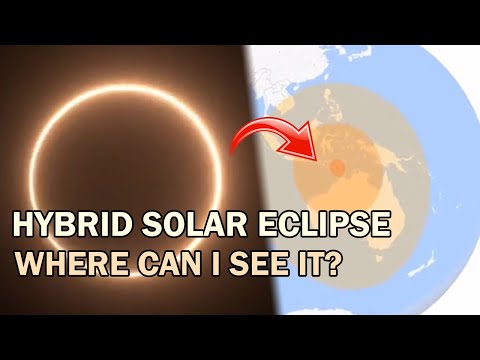 Rare hybrid solar eclipse in April 2023 - Where is it visible?