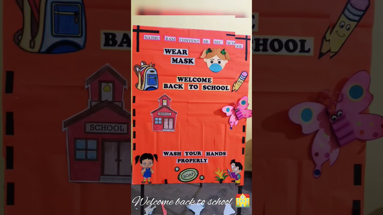 welcome back to school display board #shortstoday #school #handmade