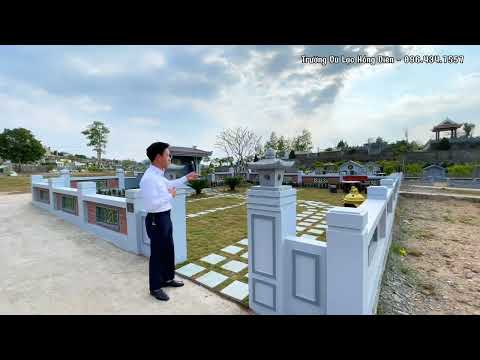 Review khuôn viên mộ gia tộc 150m2 tại nghĩa trang Lạc Hồng Viên - 096.434.7557