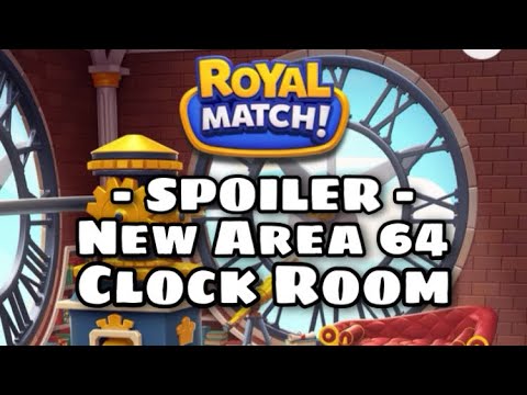 [ SPOILER ] Royal Match New Area 64 | Clock Room Level 4501-4505 King’s Nightmare Ad
