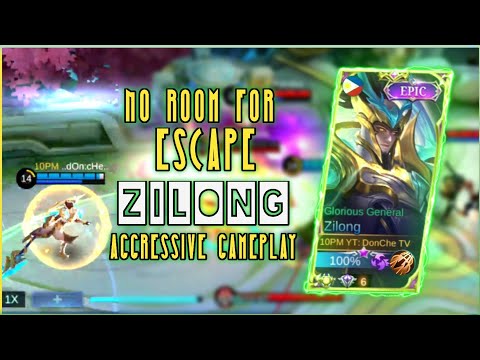 Top Global Zilong Aggressive Gameplay😊🥰🥰😊