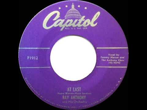 1952 HITS ARCHIVE: At Last - Ray Anthony (Tommy Mercer & chorus, vocal)