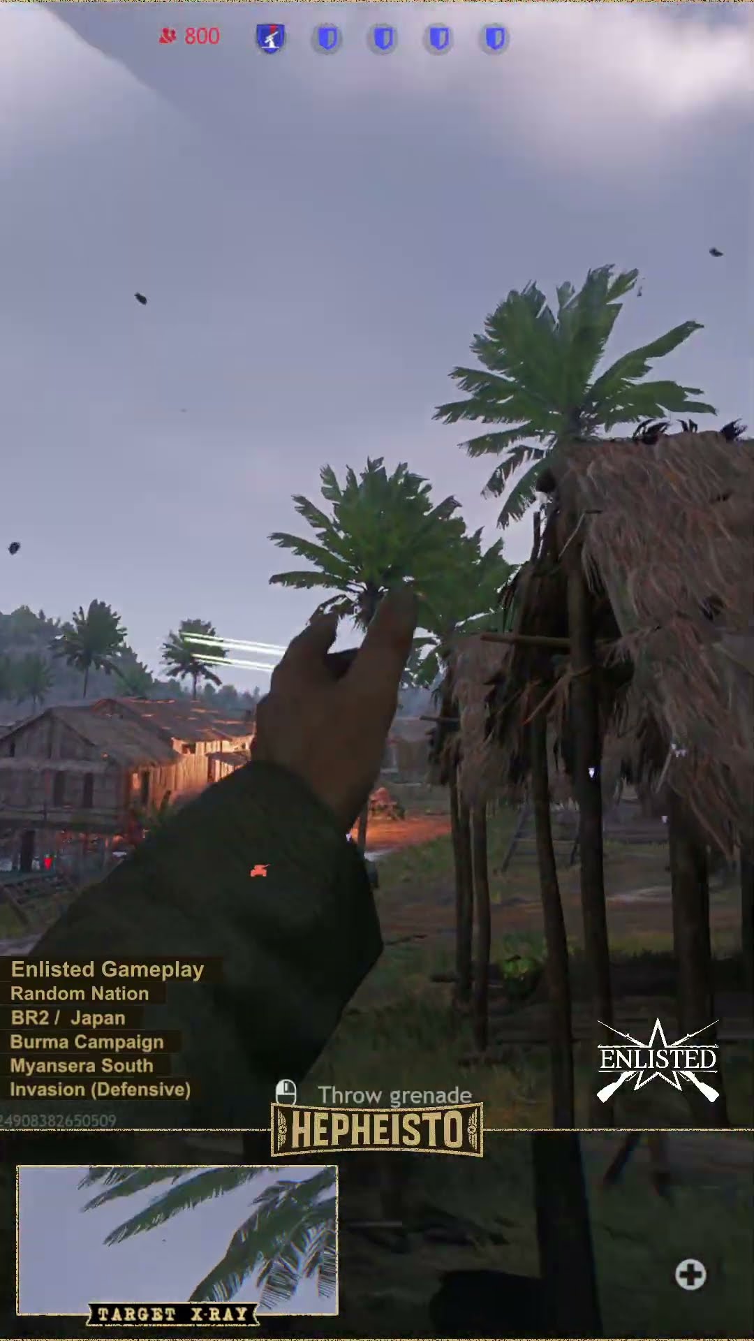 Assaulter eliminates Tank Churchill III with Explosives pack
