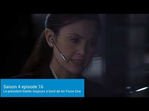 Le président John Keeler à bord de Air Force One - saison 4 (24)