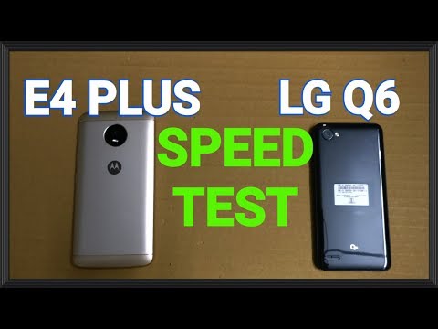 LG Q6 vs Moto E4 Plus - Speed Test and Multi Tasking