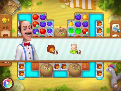 Gardenscapes Level 2932 With No Boosters - Castle Renovation: Replace the Floor