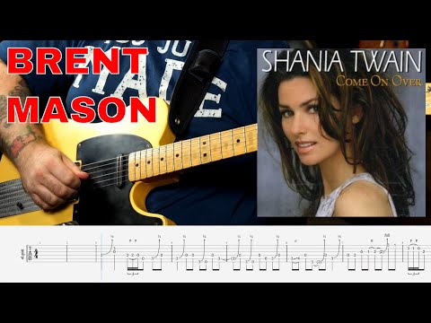 Brent Mason Solo - Shania Twain - Love Gets Me Every Time (Animated TAB)