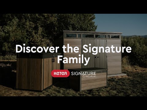 Discover the Keter Signature Shed Collection | Durable Resin Storage Solutions