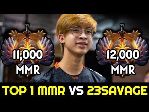 11K MMR vs 12K MMR Epic Game — CCNC vs 23SAVAGE 7.28 Dota 2