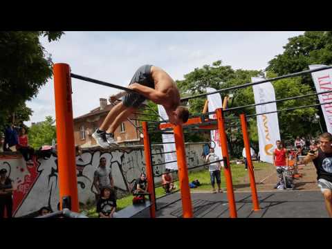 2017.06.03 National Street Workout Qualifications - SOFIA OPEN -  Алекс Александров сет 1