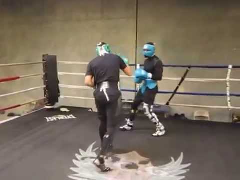 Ahmed Elbiali Sparring Oscar Ahlin (11/1/2015)