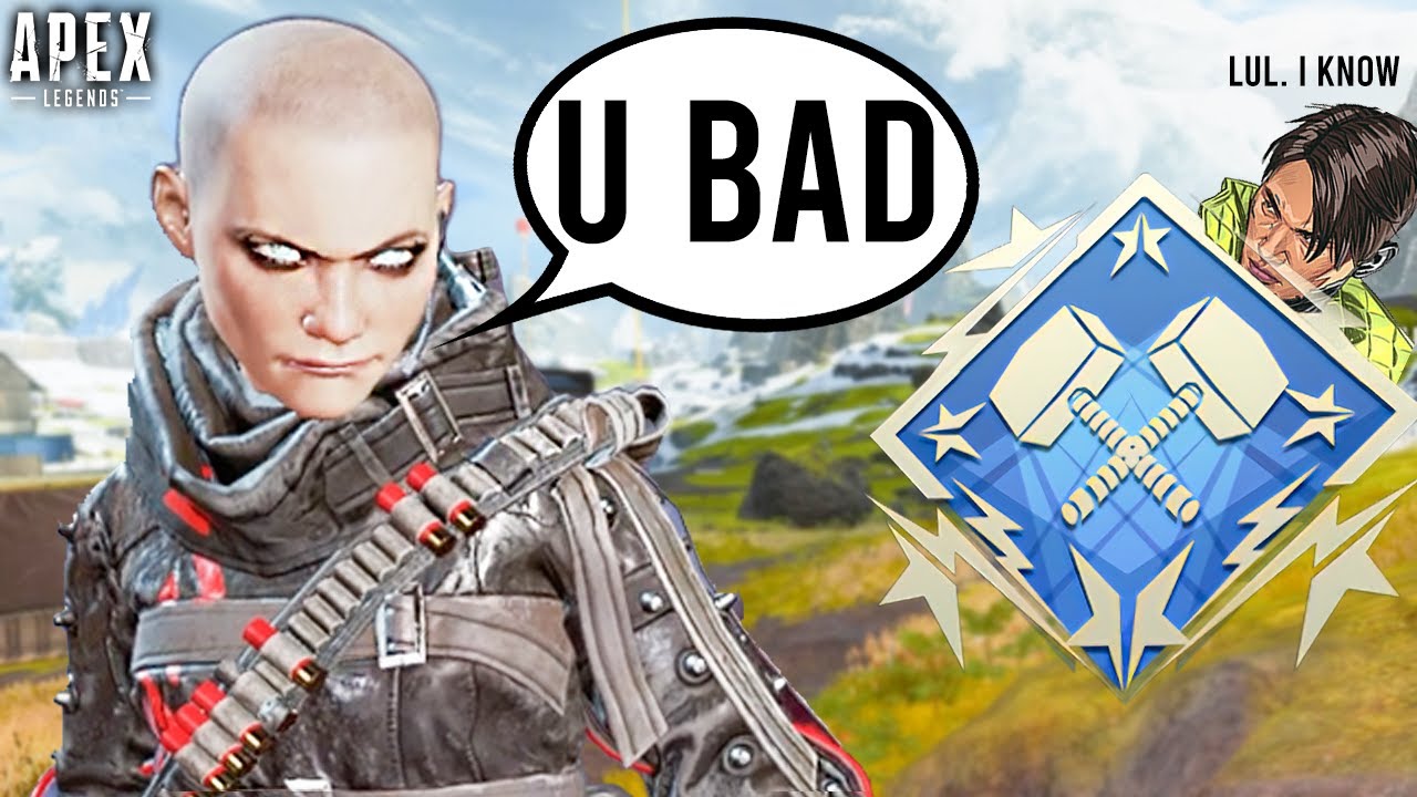 TOXIC PLAYER ACCUSED ME OF BUYING 4000 DAMAGE BADGE. Apex Legends