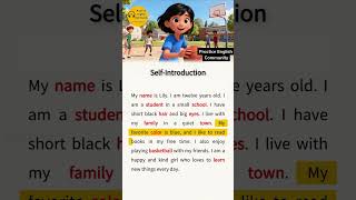 English Listening Practice – Self Introduction | Short English Story with Subtitles