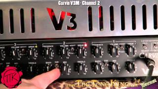 Video thumbnail for Carvin V3M Channel 2 - Tube Amp Demo & Review by The Tone King