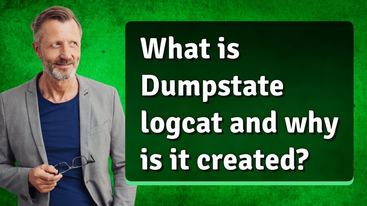 What is Dumpstate logcat and why is it created?