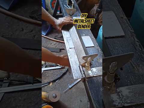 homemade metalsheet bender #diy #metalsheetbender #anglebar #diyyoutubefollower