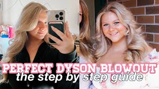 HOW TO ACHIEVE THE PERFECT DYSON BLOWOUT | Blowout Tutorial using the Dyson Airwrap