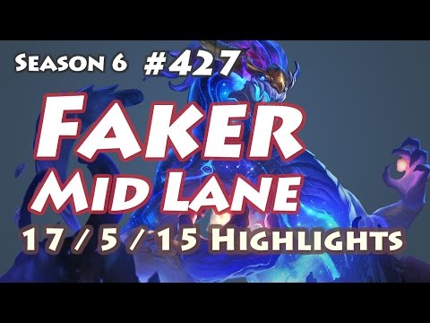 SKT T1 Faker - Aurelion Sol vs Yasuo - Mid Lane - Highlights - League of Legend