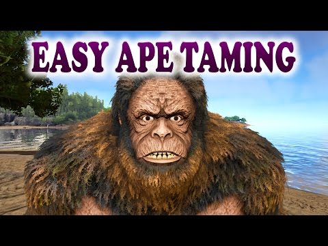 ARK | EASY GIGANTOPITHECUS TAMING | How To Tame a Gigantopithecus in ARK Survival Evolved