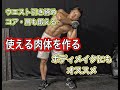 腰回りを引き締めながら使える肉体を作るダンベルトレーニング[DUMBBELL WORKOUT]