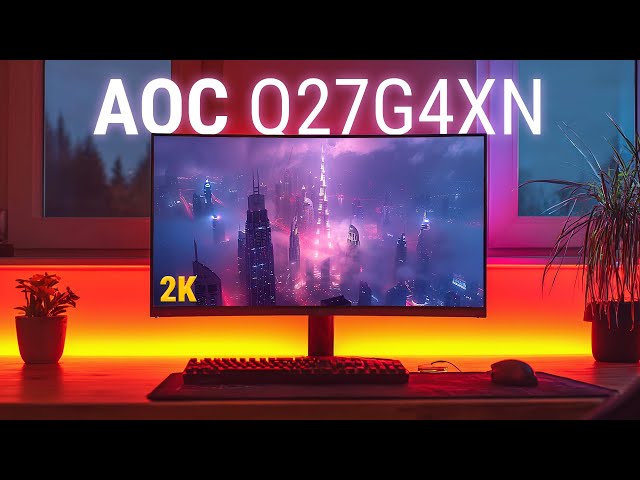Vídeo relacionado con AOC Gaming CQ27G2SE Monitor curvo QHD de 27", Adaptive Sync, 2560 x 1440, 165 Hz, HDMI 1.4, DisplayPort 1.2, Negro/Rojo