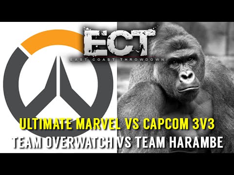 Ultimate Marvel vs Capcom 3 Tournament: ECT 2016 Day 1 - 3v3 Teams - Team Overwatch v Team Harambe