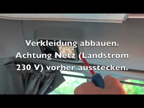 Einbau Solaranlage Ford Nugget Wohnmobil