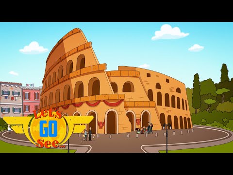 @LetsGoSee – Creaky Colosseum | Full Episode | Cartoons for Kids - Kingdom Kids Zone, Little Learners - Let's Go See