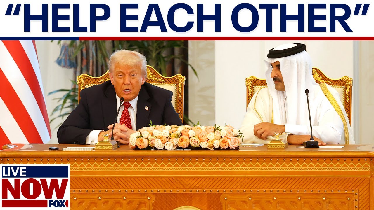 WATCH: Trump & Al Thani signing ceremony in Qatar