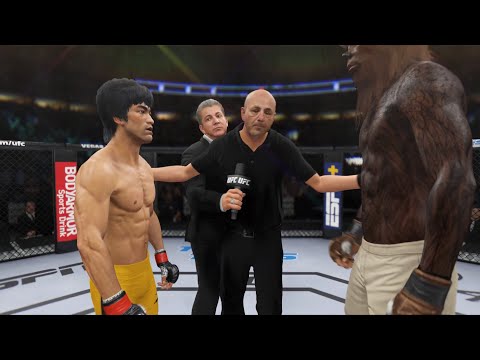 Bruce Lee vs. Chewie Chewbacca - EA Sports UFC 4 - Epic Fight 🔥🐲