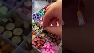 sealing a happiness spell with wax
